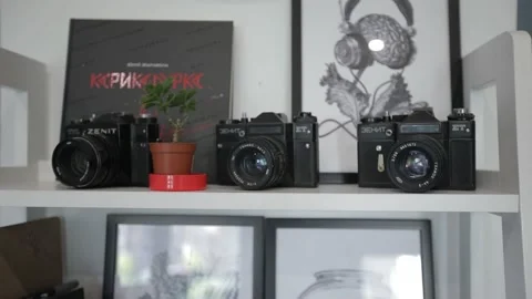 Empty Interior Of Modern Design Office nobody no people Stock Footage 144559367