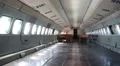 Empty interior of old airliner HD Footage