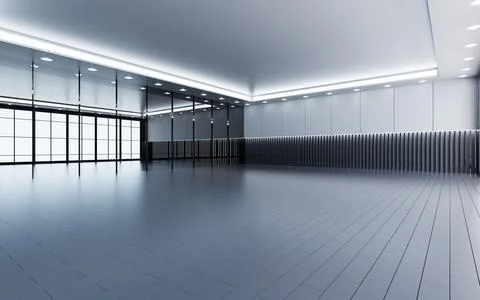 Empty interior room, 3d rendering. Stock Illustration