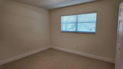 Empty Interior Room with Natural Light in Palmetto Bay, Florida 写真素材