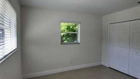 Empty Interior Room with Natural Light in Palmetto Bay, Florida Stock Photos