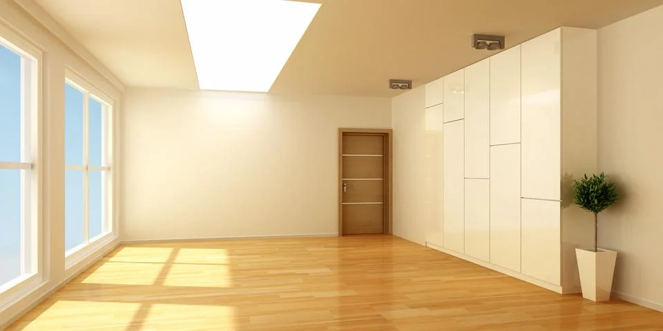 Empty interior scene Stock Illustration