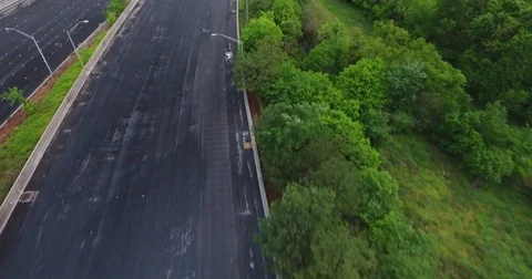 Empty Interstate Stock Footage 75529785