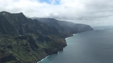 Empty Island Aerial Video stock 5295306