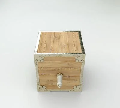 Empty Jack-In-The-Box Box 스톡 일러스트