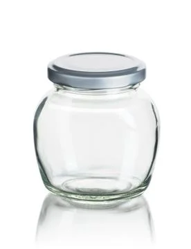 Empty jam jar 库存照片