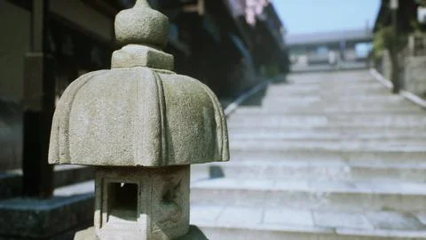 The empty japan tample buildings Ilustración de archivo