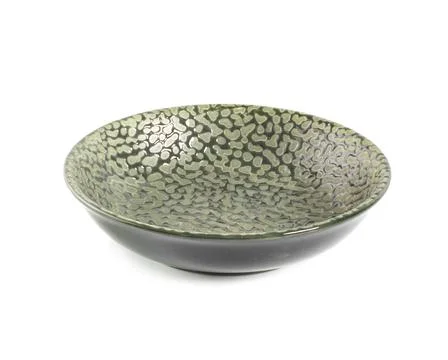 Empty japanese bowl on white background Stock Photos