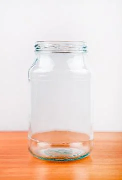 Empty Jar closeup Stock Photos