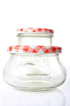 Empty jar Stock Photos