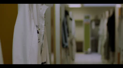 EMPTY JOCKEY DRESSING ROOM Stock Footage 25111885