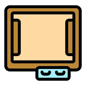Empty judo tatami mat with handles for martial arts training Stock Illustration