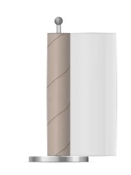 Empty kitchen paper roll Stock Illustration