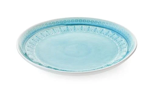 Empty kitchen plates with clipping path Stock Photos