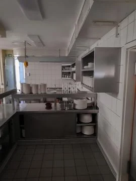 Empty Kitchen Scene 库存照片