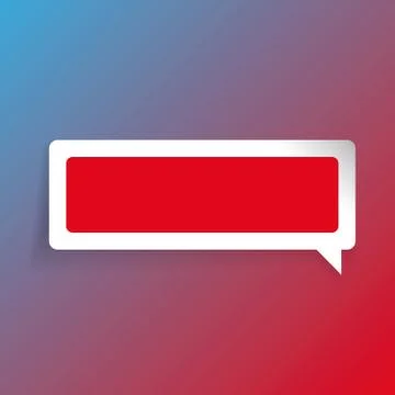 Empty label vector speech bubble 스톡 일러스트