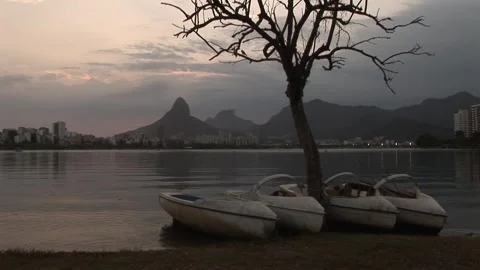Empty Lagoon Stock Footage 315786211
