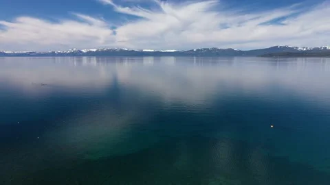 Empty Lake Tahoe Stock Footage 133395647