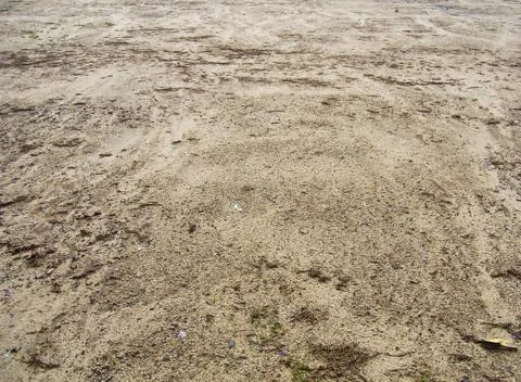 Empty land after rain Stock Photos