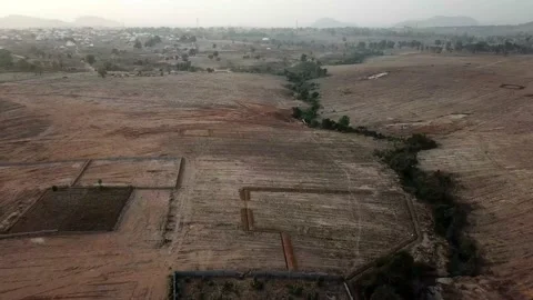 Empty Land Stock Footage 145434154