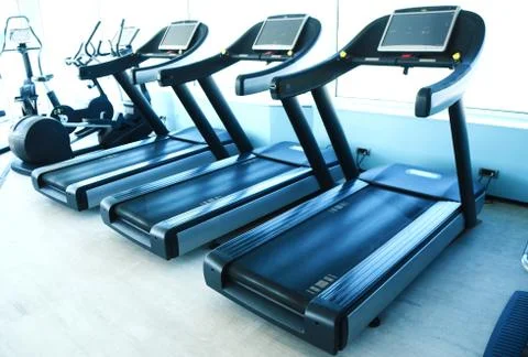 Empty large gym 写真素材