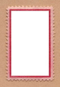 Empty Layered Cut Out Postage Stamp Frame Photos