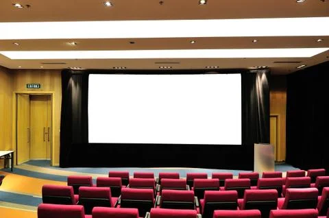 Empty lecture theater Stock Photos