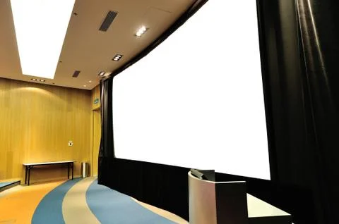 Empty lecture theater Foto stock