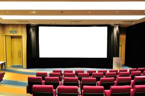 Empty lecture theater Stock Photos