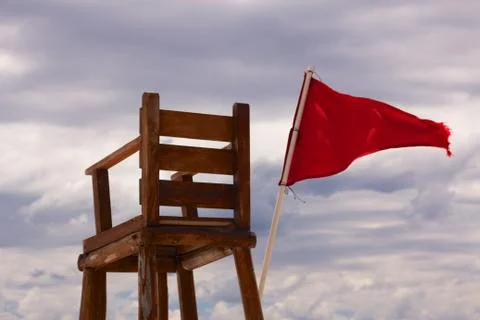 Empty Lifeguard Post Stock Photos