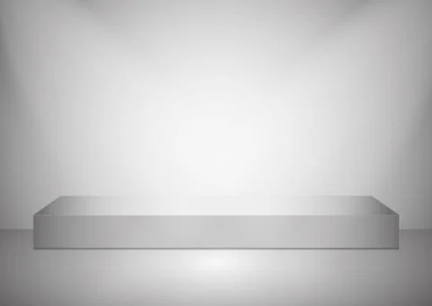 Empty light interior for your creative project. Vector illustration Stock Illustration
