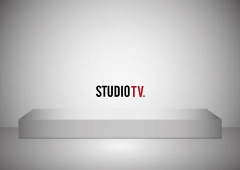 Empty light interior for your creative project. Vector illustration Illustrazione stock