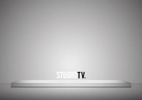 Empty light interior for your creative project. Vector illustration Stock Illustration