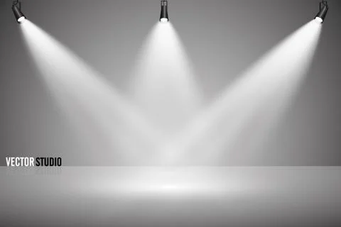 Empty light interior for your creative project. Vector illustration Stock-Illustration