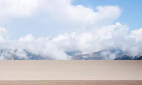 Empty light table, mockup, scene creator. Stock Photos