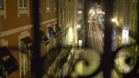 Empty Lisbon Video stock 204850253