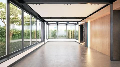 Empty living interior Stock Illustration