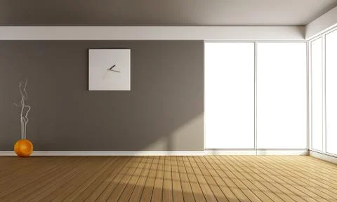 Empty living room Stock Illustration