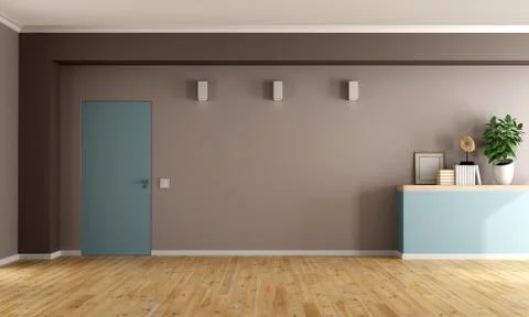 Empty living room Stock Illustration
