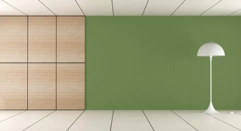 Empty living room Stock Illustration