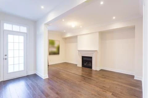 Empty living room Stock Photos