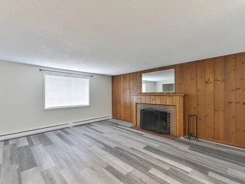 Empty living room Stock Photos