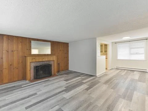 Empty living room Stock Photos