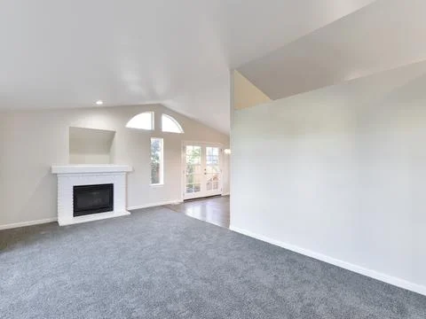 Empty living room Stock Photos