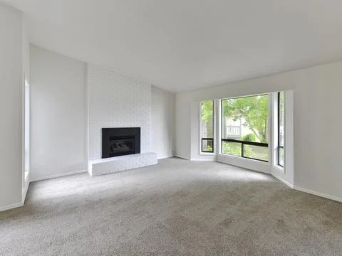 Empty living room Foto stock