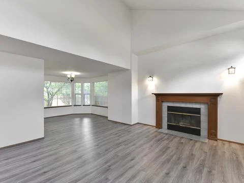 Empty living room Stock Photos