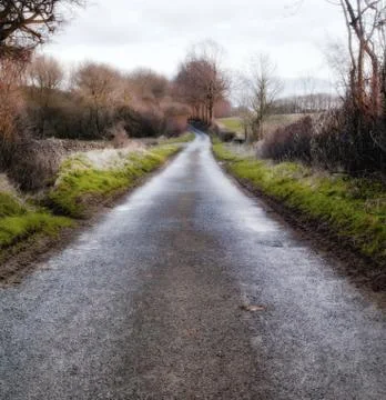 Empty london backroad Stock Photos