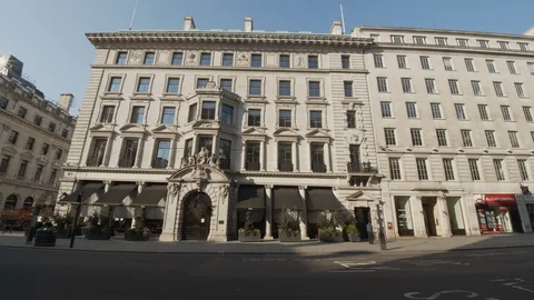 Empty London Pall Mall Stock Footage 127693556