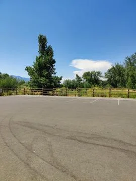 Empty lot Foto stock