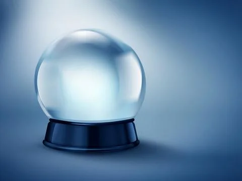 Empty magic ball Stock Illustration